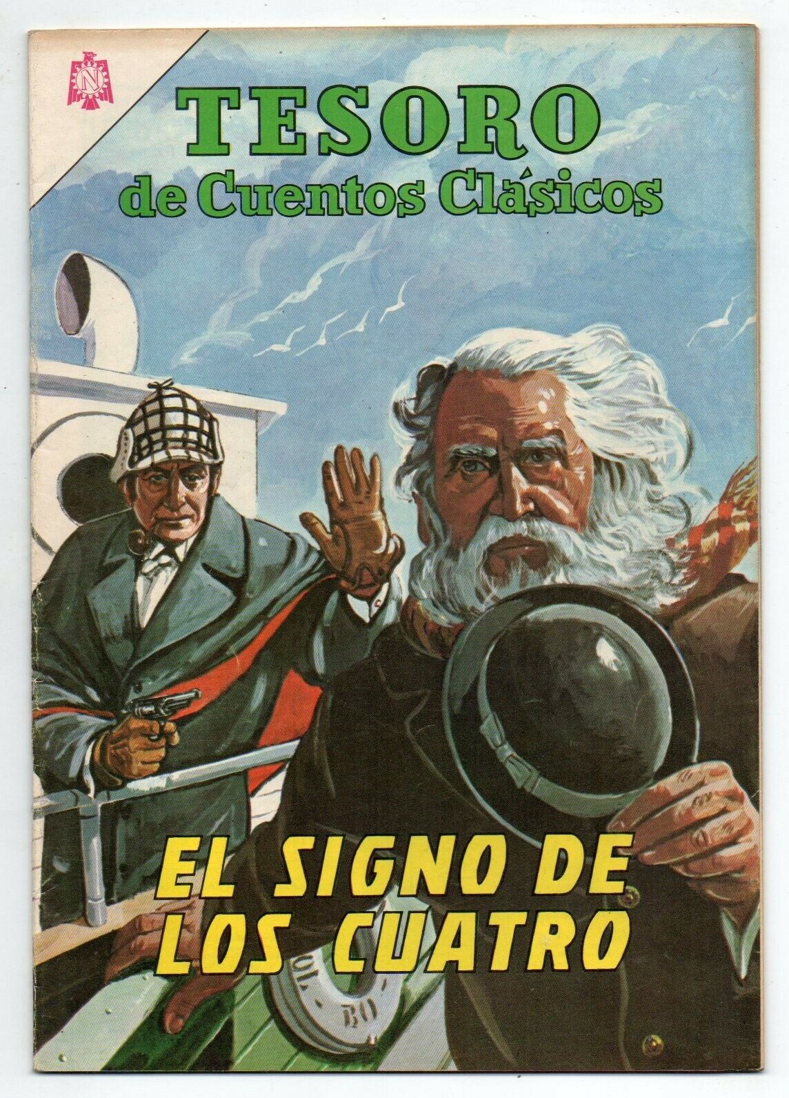 TESORO de Cuentos Clasicos #91 El Signo de los Cuatro, Novaro Comic 1965