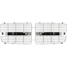 Grille Insert For 2002-2005 Dodge Ram 1500 2003-2005 Ram 2500 Set Of 2 Lh Rh