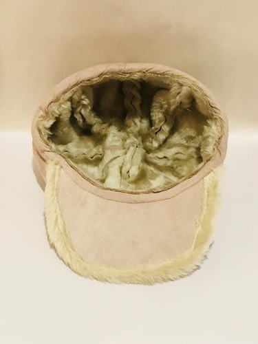 Beige Faux Suede Cap - Picture 8 of 8