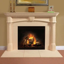 Fireplace Mantel (mantle) Surround shelf Cast Stone non-combustible