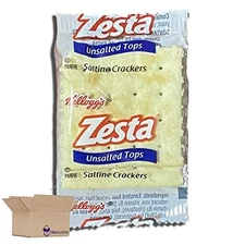 Individually Wrapped 2-Count Unsalted Saltine Cracker Value Pack   Pack of 100