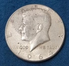 1964 Kennedy Half Dollar  No Mint Mark 90% Silver