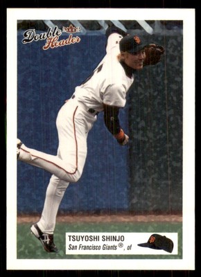 2003 Fleer Double Header #67 Tsuyoshi Shinjo New York Giants