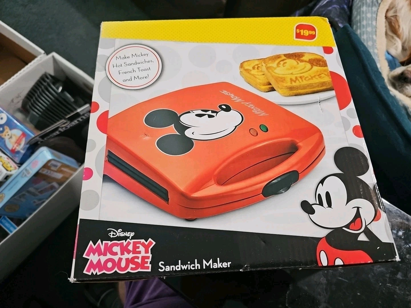Disney Mickey Mouse Sandwich Maker - Dual Sandwich Maker for Disney Kitchen