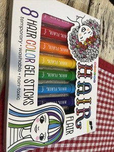 SNIFTY. Hair Flair. 8 Color Gel Sticks for little girls