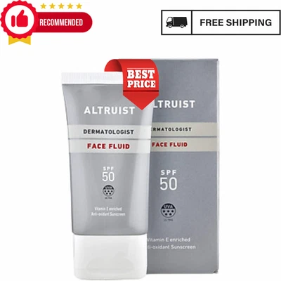 AS SHOWN Altruist Dermatologist Sunscreen Fluid SPF 50 – Superior - 50ml