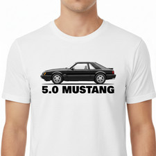 Black Ford Mustang GT 5.0 Hatchback T-shirt