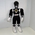 Vintage 1993 Saban Mighty Morphin Power Rangers Black Ranger Zack 19” Plush