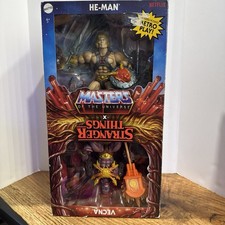 Masters Of The Universe MOTU Stranger Things He-Man & Vecna Figure 2 Pack New