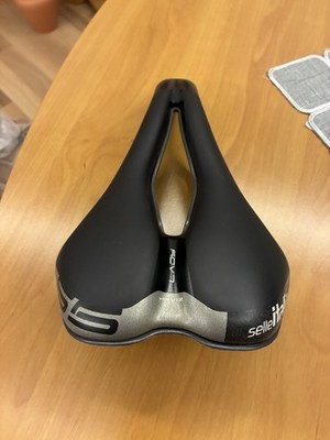 Damen  Gravelfahrradsattel Sella Italia S5 Lady Superflow L3 Schwarz