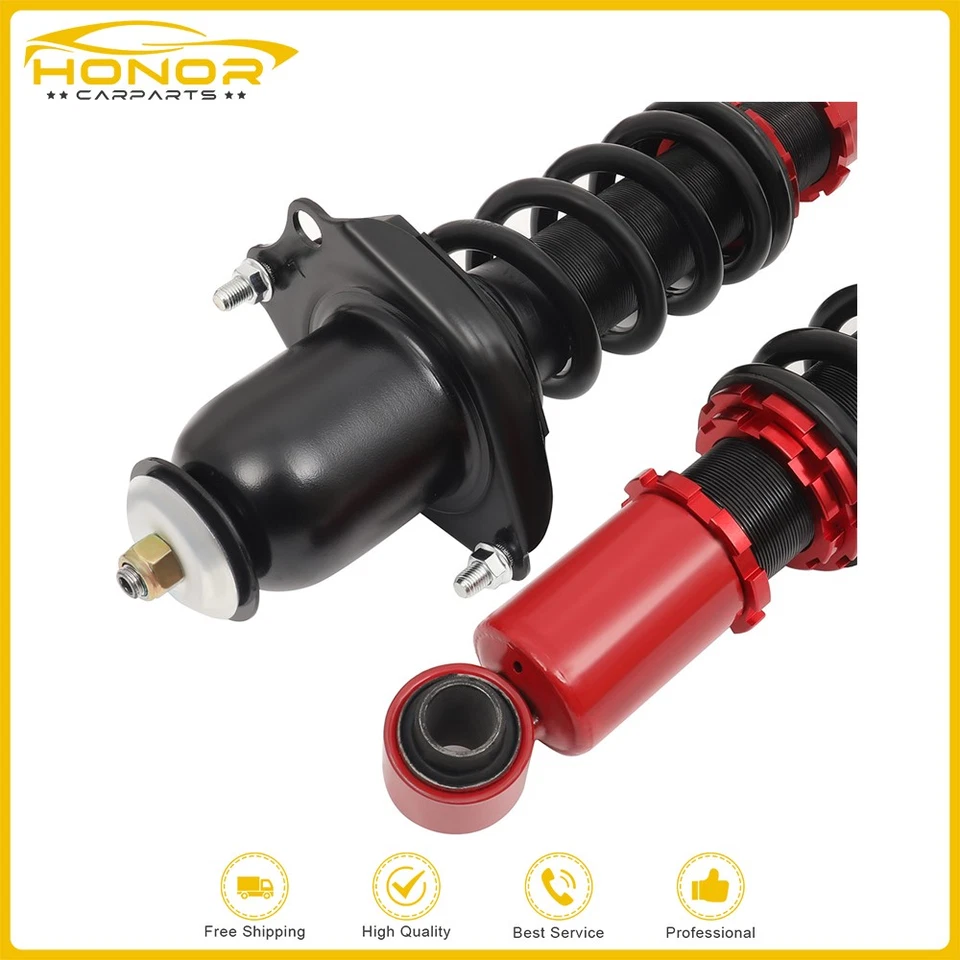 For Toyota Matrix E130 2003-08 Adj Height Coilovers Suspension Spring Shock Kits - Image 2 of 4