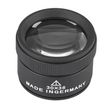 30X 36mm Magnifying Glass K9 Optical Lens Handheld Loupe for Watch Coin Stamp