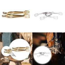 Speroni da allenamento per cavalli western da 2 pezzi, antichi, di pregevole