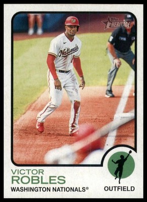 2022 Topps Heritage Victor Robles 229 Washington Nationals NM