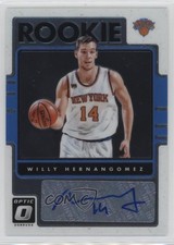 2016-17 Panini Donruss Optic Rookie Signatures Willy Hernangomez #24 Auto 07rd