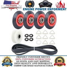 WPW10314173 & 661570V & 279640 Dryer Maintenance Repair Kit For Kenmore 4392067