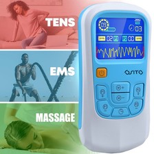 Digital TENS Unit Rechargeable Pulse Muscle Massager Therapy Pain Relief Machine