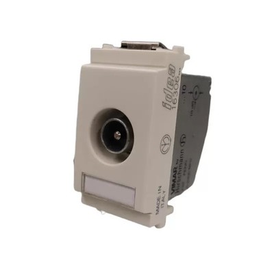 Vimar Idea 16306.10.B TV socket-RD-Sat pass-through white