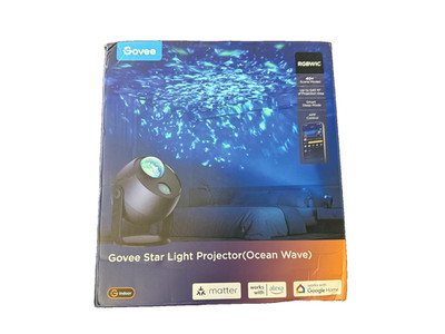NEW Govee Star Light Projector RGBWIC, Star Projector Ocean Wave H6094