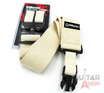 DiMarzio ClipLock Quick Release 2'' Guitar Strap - NATURAL COTTON, DD2200CN