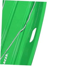 Downhill Sprinter Toboggan Snow Sled Green