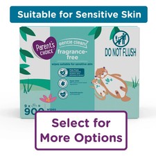 Parent's Choice Fragrance Free Baby Wipes, 900 Count Fast Free Shipping