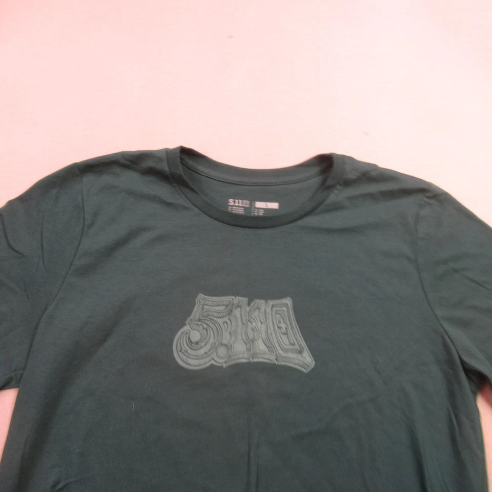 Camisa Pullover Verde Informal 5.11 Mujer Grande Manga Corta Cuello Redondo Foto 3 de 4