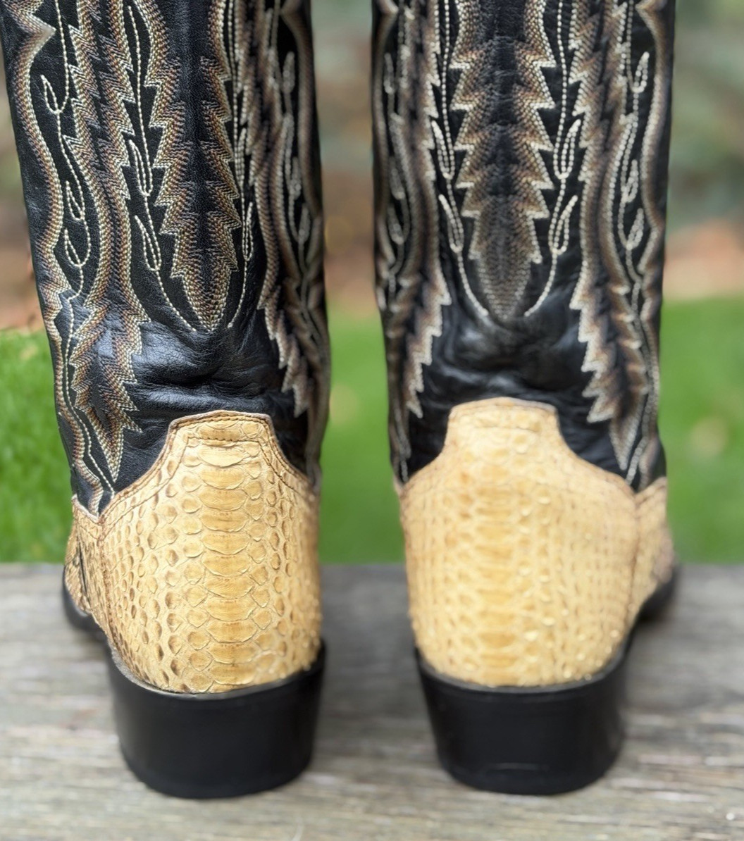 Dan Post Manning Python Snakeskin Western Cowboy … - image 13