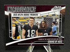 2025 Panini Absolute Introductions Ashton Jeanty & Jack Bech Vegas Raiders (A4)