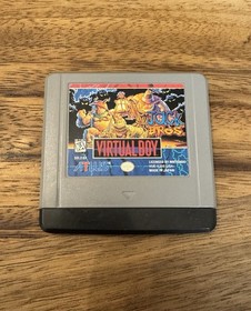 JACK BROS Nintendo Virtual Boy Game With Box Manual & Inserts-Tested-Rare!