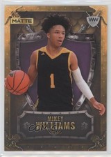 2022 Wild Card Matte Draft Gold - Frame / Purple /15 Mikey Williams Shield 11pj