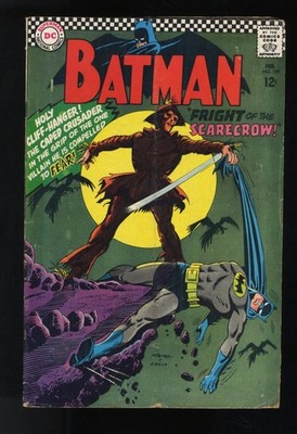 Batman #189 VG+ 4.5 1st Silver Age Scarecrow! DC Comics 1967