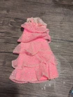 RARE Vintage Barbie Doll Romantics Ruffles #1871 Pink Gown / Dress Only TLC