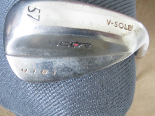 Scor 4161 V-Sole 57 degree Wedge with Steel shaft Firm +, Used