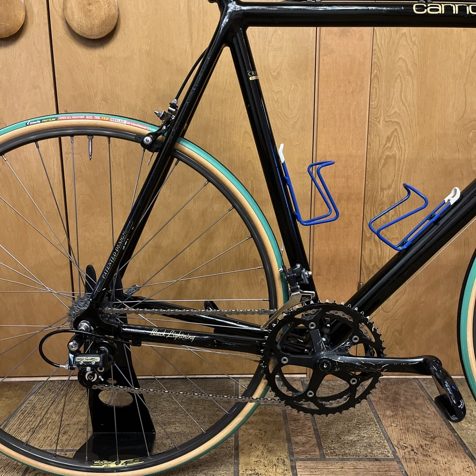 1987 Cannondale SR800 Black Lightning Винтажный Дорожный Велосипед 58см - Изображение 2 из 4