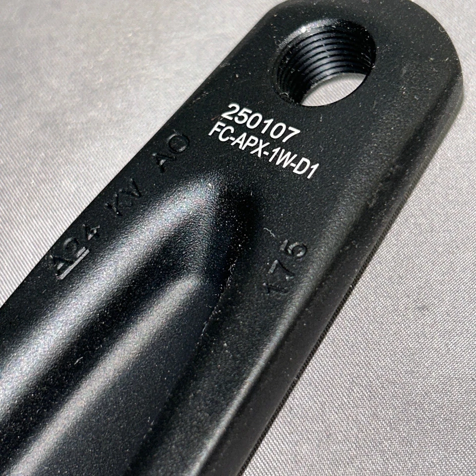 Juego de bielas anchas SRAM Apex 1 175 mm 12 velocidades montaje directo interfaz DUB D1 brazos solamente Foto 4 de 4