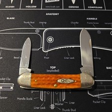 Case XX USA 62131 SS Harvest Orange BONE CANOE