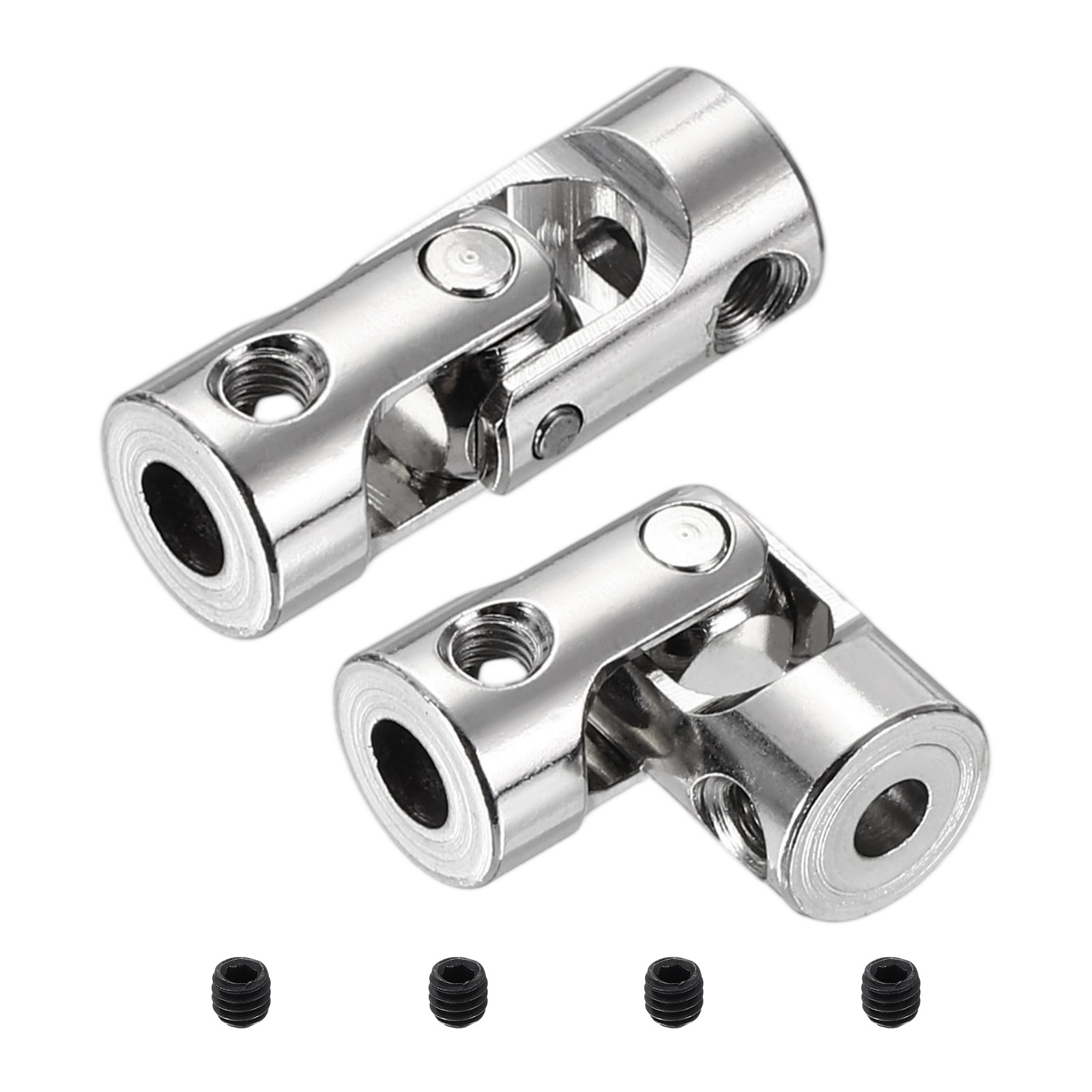 2pcs Rotatable Joint, 3.17mm to 3.17mm Inner Dia Universal Joint