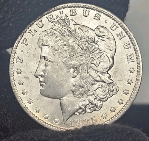 Mint State 1885-O Morgan Silver Dollar (all original!) U.S. $1 Coin Uncirculated