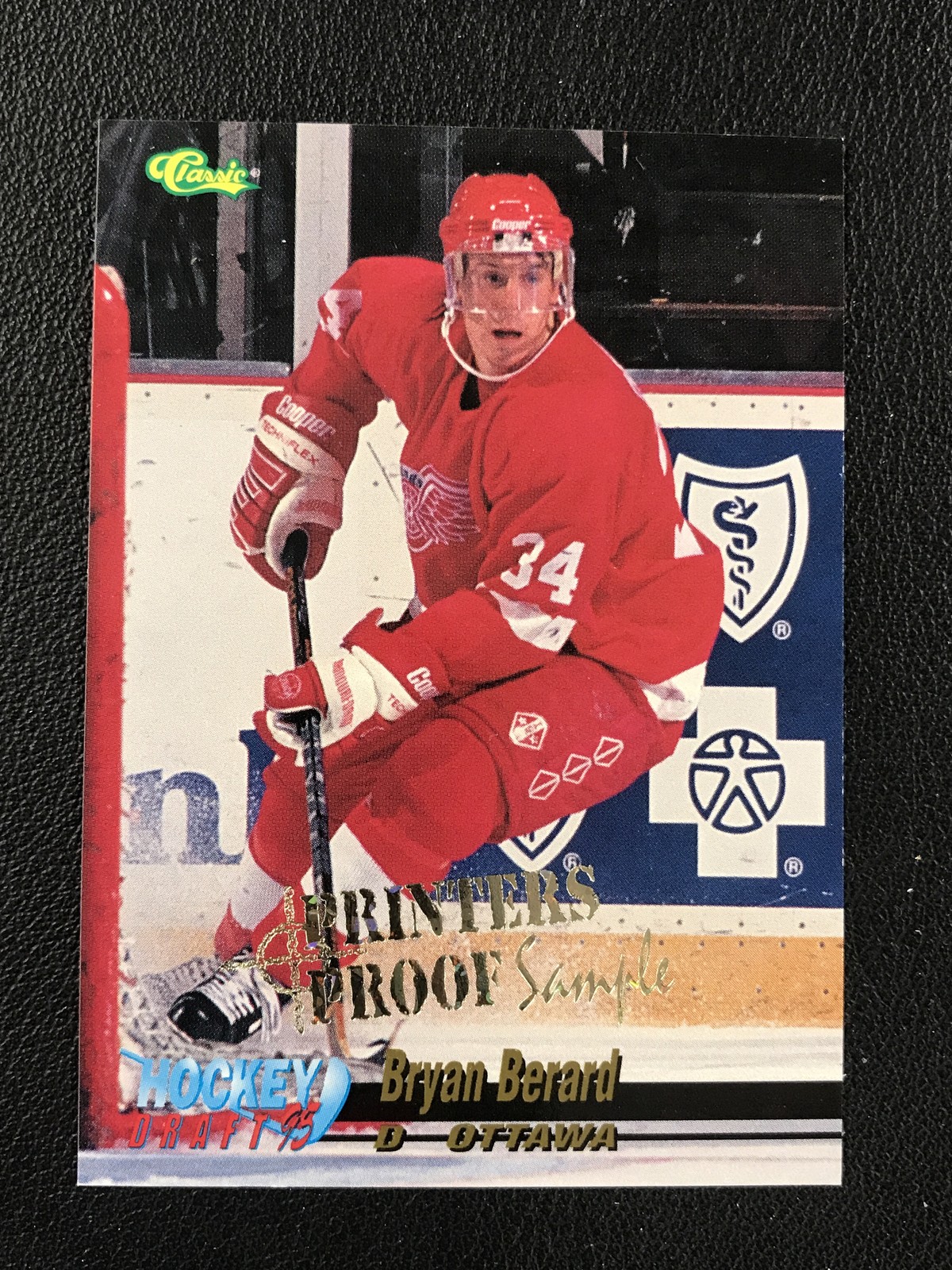 1995 Classic Draft 95 #PR1 Bryan Berard Detroit Redwings