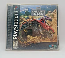 TNN Motor Sports Hardcore 4x4 PlayStation 1 PS1 CIB Complete w/ Manual ASC