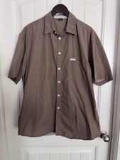 Vtg Guess Jeans Shirt Men's XL Short Sleeve Button Up 100 Cotton Print 601