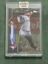2020 Topps Clearly Authentic -  Anthony Kay /75 Toronto Blue Jays