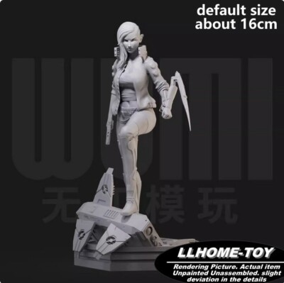 Game Valerie Cyber Implant Resin 3D Print GK Figure DIY Model Unpainted