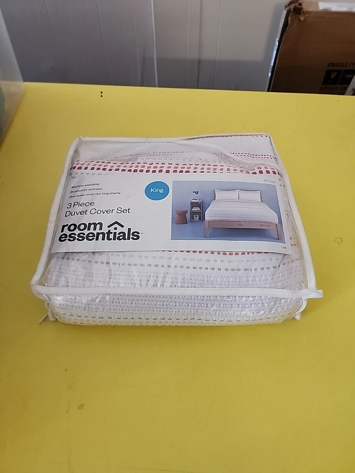 Juego de funda nórdica Room Essentials 3 piezas tamaño king Foto 2 de 3