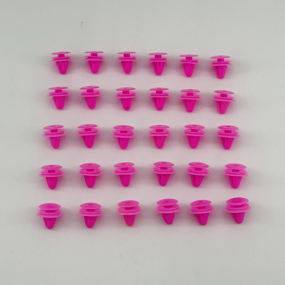 30pcs Door Trim Panel Retainer For Kia Sedona Sorento Rio K900 Optima Forte Koup Foto 3 de 4