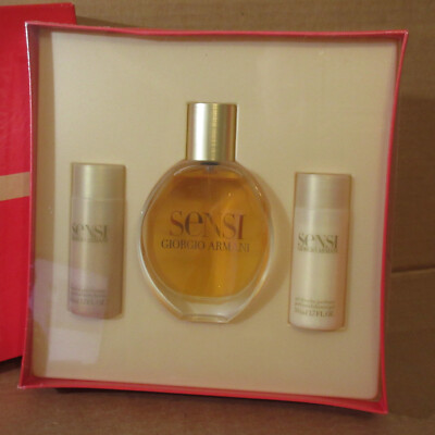 NOS SEALED Sensi GIORGIO ARMANI 3.4 oz Eau De Parfum 1.7 Body