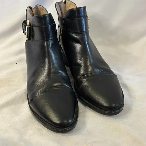 Geox Respira Boots Womens 38 Twinka Ankle Bootie Black Zip Comfort Casual - Picture 5 of 12