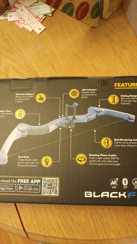 NEW Black Fin Augmented Reality AR Bow - Worlds AR — Augmented Reality Bow - Image 3 of 3