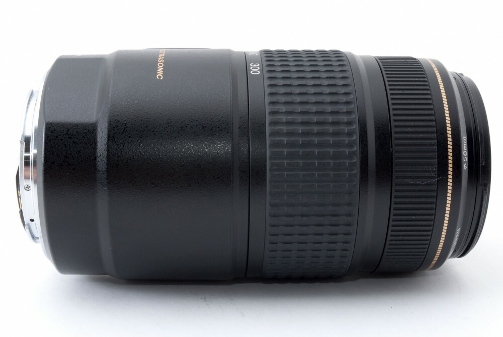 CANON EF 75-300mm F4-5.6 IS USM Lens [Exc+++] w/ET-64II Hood Japan